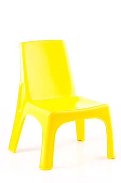Krzesło żółty — Zdjęcie stockowe
