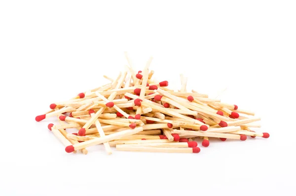 Matches on white — Stock Photo, Image