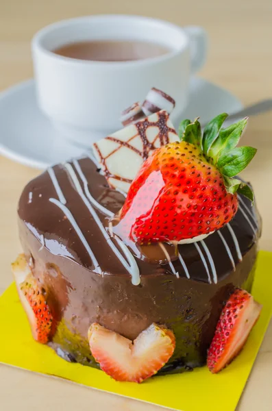 Bolo de chocolate — Fotografia de Stock