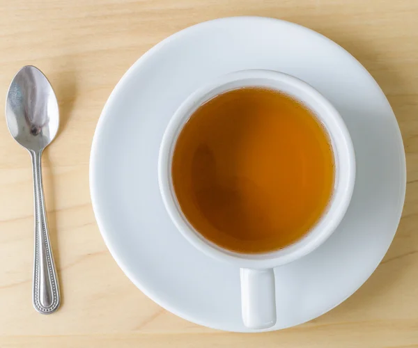 White cup of tea — Stock Photo, Image