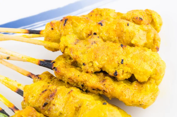 Schweinefleisch satay thailändische Küche Essen — Stockfoto