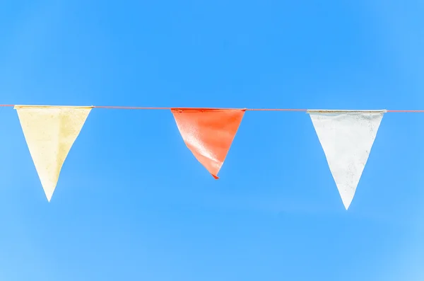 Farbe Parteifahnen — Stockfoto