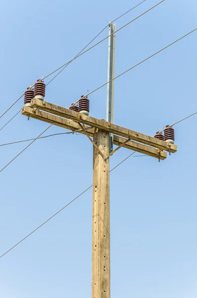 Poste elétrico — Fotografia de Stock