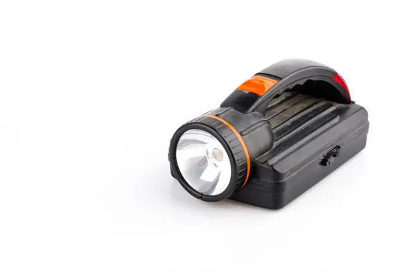 Black flashlight — Stock Photo, Image