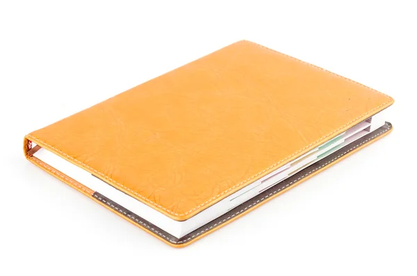 Cuaderno de cuero — Foto de Stock