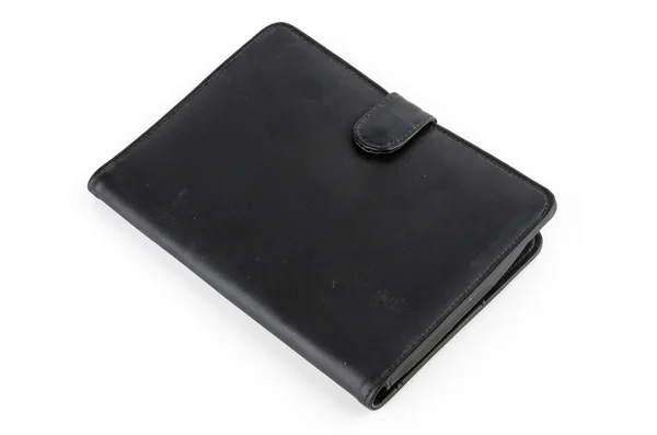 Caderno de couro — Fotografia de Stock