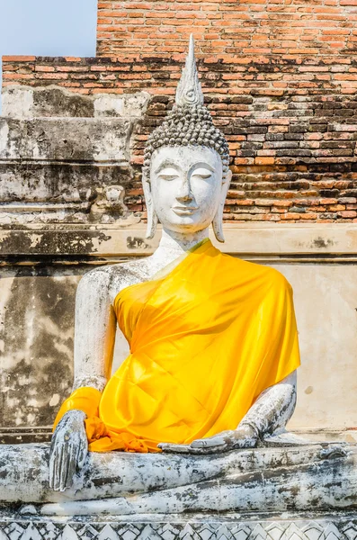 Wat Yai Chaimongkol temple — Stock fotografie