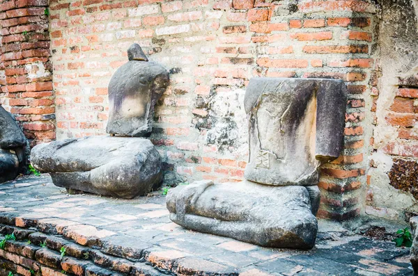 Oude tempel in ayutthaya thailand — Stockfoto