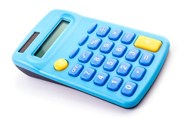 Blue calculator — Stock Photo, Image