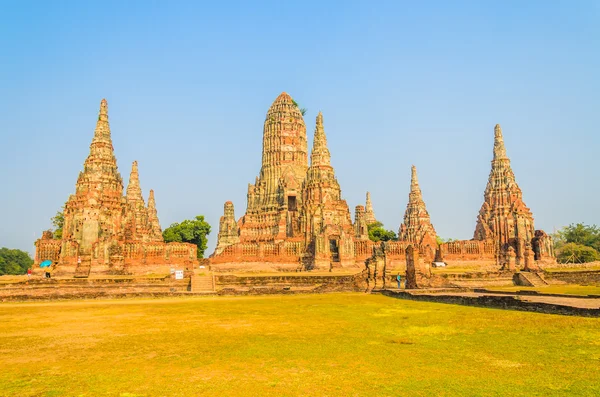 Templo de Wat Chai Watthanaram — Foto de Stock