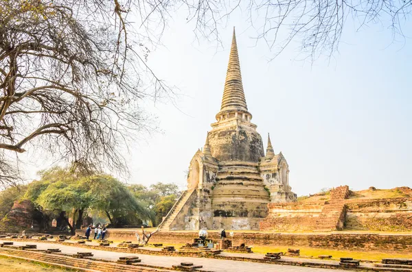 Templo de Wat Phra Si Sanphet — Fotografia de Stock