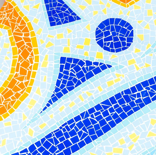 Kleur Mozaïek textuur — Stockfoto