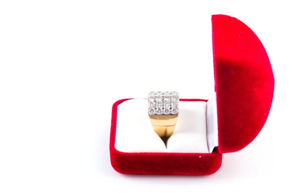 Ring van de diamant — Stockfoto