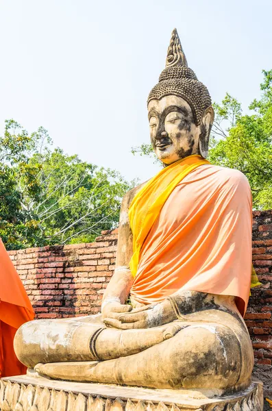 Wat Yai Chaimongkol temple — Stock fotografie