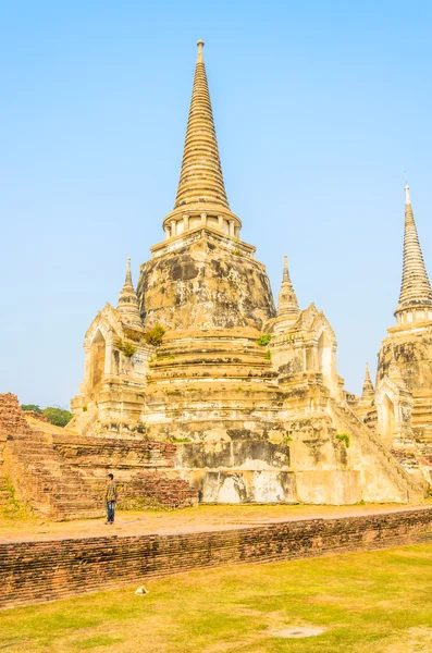 Tempio di Wat Phra Si Sanphet — Foto Stock
