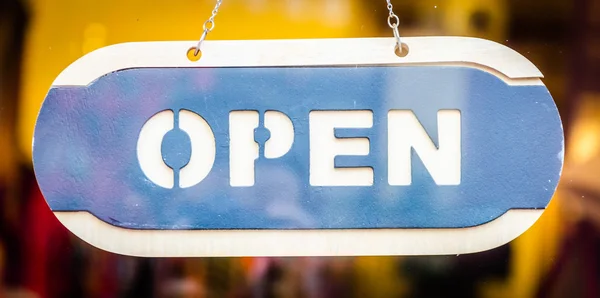 Open sign — Stock Photo, Image