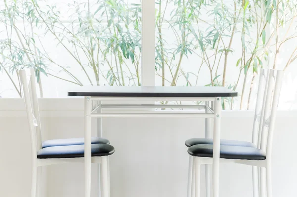 Tisch Stuhl Essen — Stockfoto