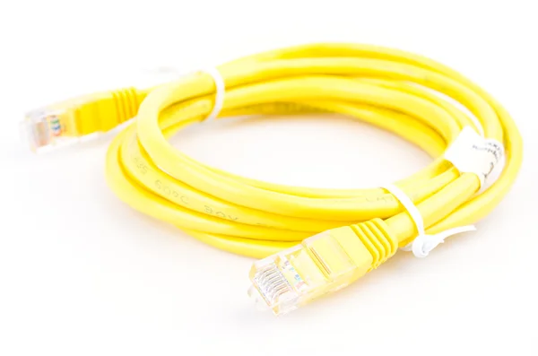 Cable en blanco —  Fotos de Stock