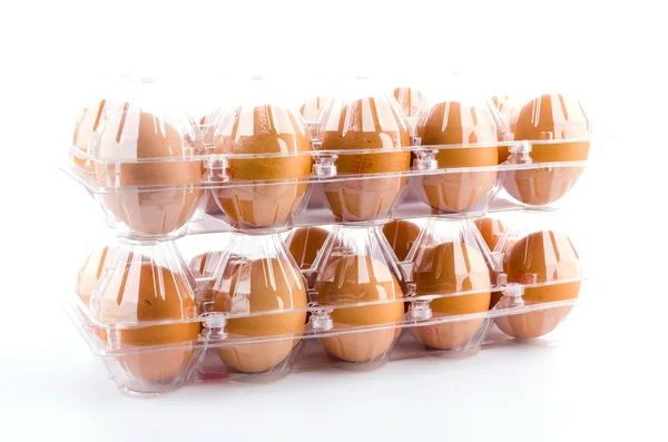 Eier verpackt — Stockfoto
