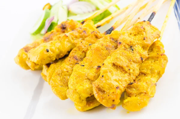Pork satay thai cuisine food — Stock Photo, Image