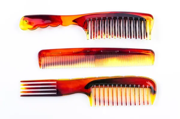 Combs on white — Stockfoto