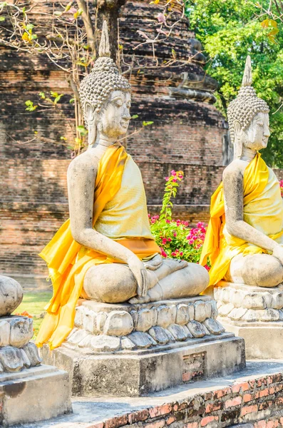 Wat Yai Chaimongkol tempel - Stock-foto