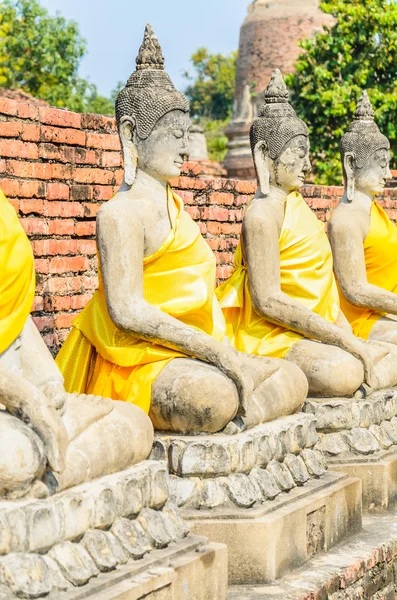 WAT yai chaimongkol Tapınağı — Stok fotoğraf