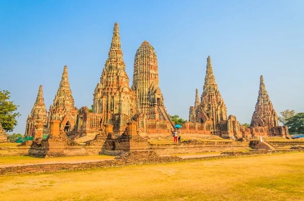 WAT chai watthanaram Tapınağı — Stok fotoğraf