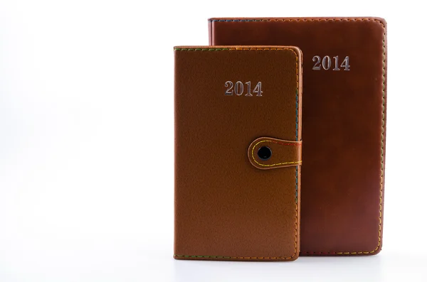 Leather note book — Stock Photo, Image