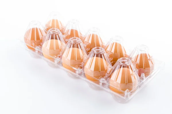 Запакований яйця — стокове фото