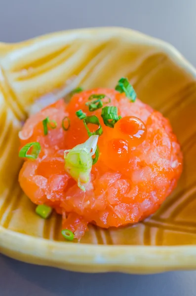 Laks sashimi – stockfoto