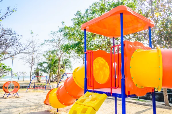 Spielplatz am Strand — Stockfoto