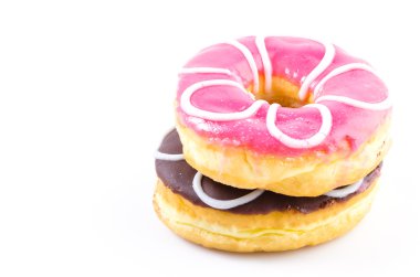 beyaz üzerine çörek