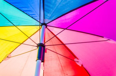 renkli şemsiye