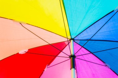 renkli şemsiye