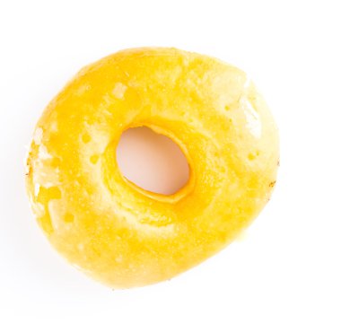 beyaz üzerine çörek