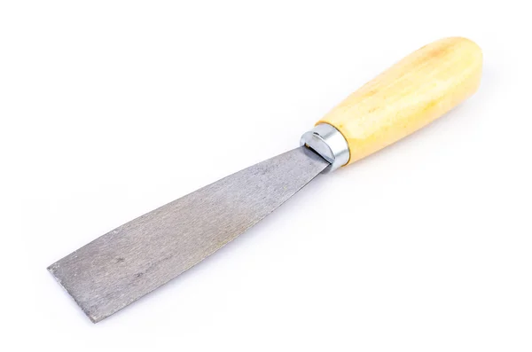 Beyaz üzerine spatula — Stok fotoğraf