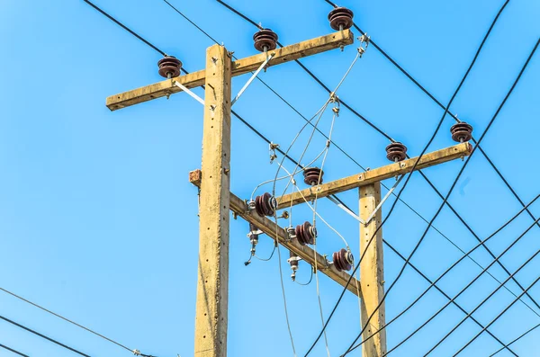 Poste elétrico — Fotografia de Stock