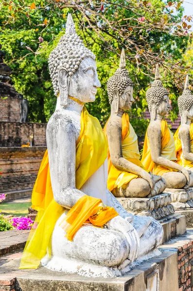 Wat Yai Chaimongkol tempel - Stock-foto