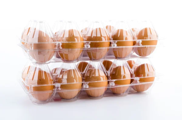 Verpackte Eier — Stockfoto