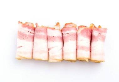 beyaz üzerine pastırma