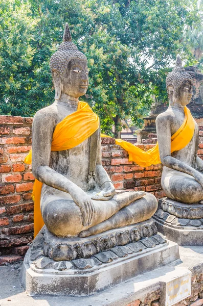 Wat yai chaimongkol tempel — Stockfoto