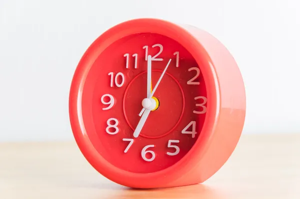 Relógio Vermelho — Fotografia de Stock