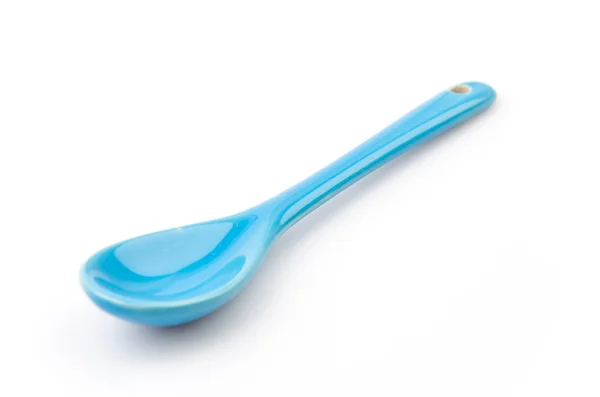 Blue spoon — Stock Photo, Image