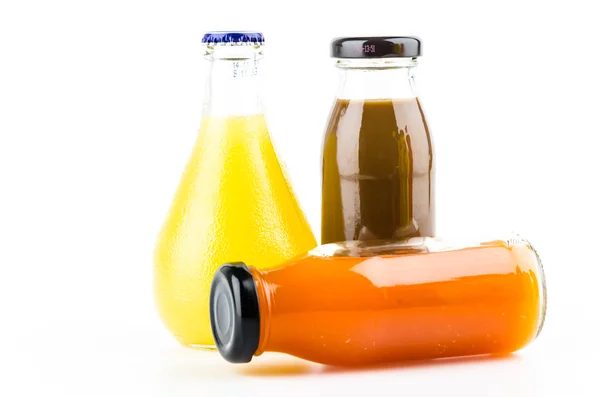 Botellas de jugo vegetal — Foto de Stock