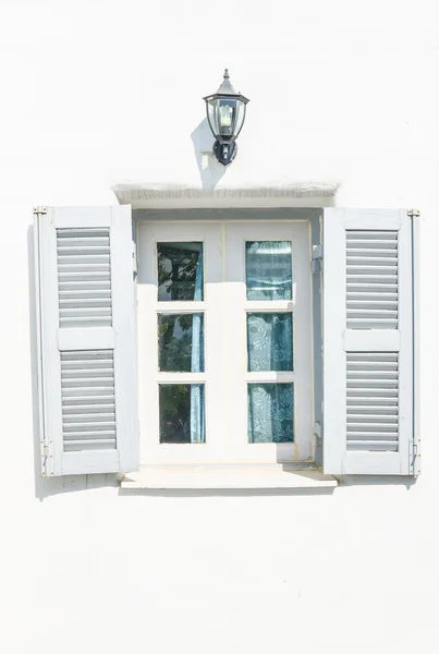 Greece window — Stock Photo, Image