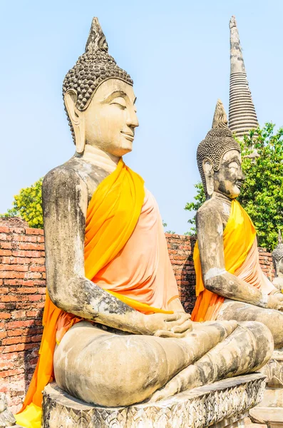 Wat Yai Chaimongkol temple — Stock Photo, Image