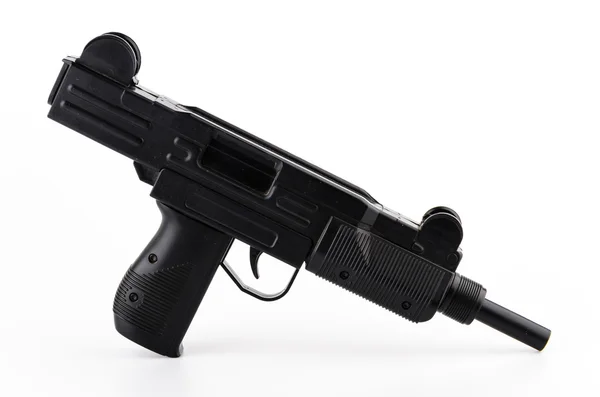 Svart plast pistol — Stockfoto