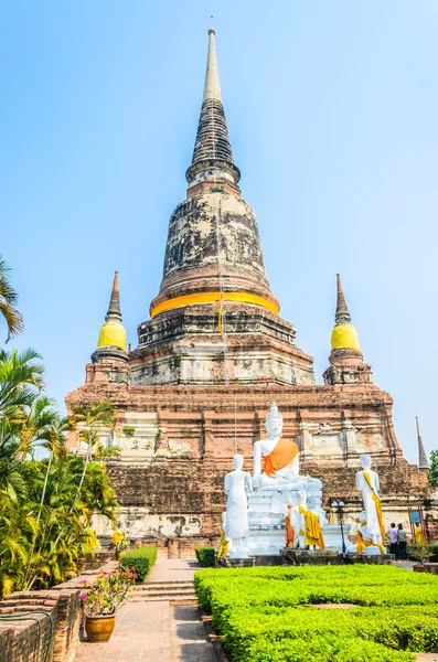 Wat yai chaimongkol Tempel — Stockfoto