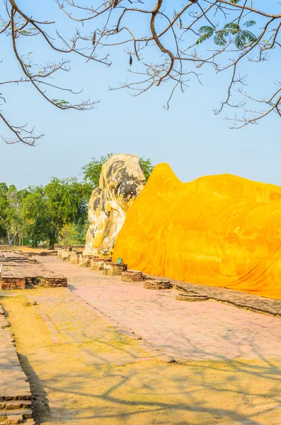 Buddhastatyn sömn — Stockfoto